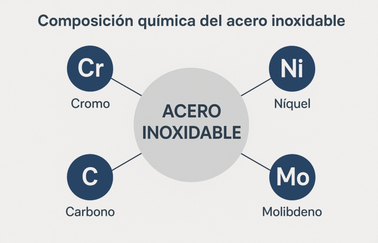 composición del acero inoxidable